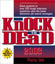 Cover of: Knock 