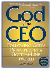 Cover of: God is my CEO by Larry S. Julian