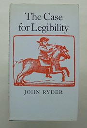 Cover of: The case for legibility by John Ryder