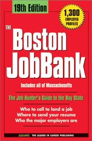 Cover of: The Boston Jobbank