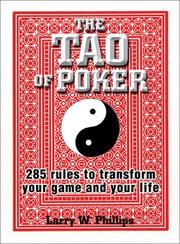 Cover of: The Tao of Poker by Larry W. Phillips