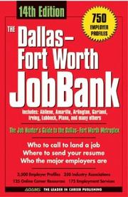 Cover of: The Dallas-Fort Worth Jobbank