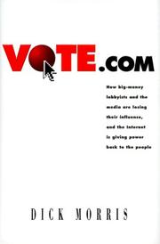 Cover of: Vote.com by Dick Morris