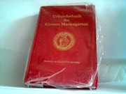 Cover of: Urkundenbuch des Klosters Mariengarten