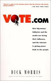 Cover of: Vote.com by Dick Morris