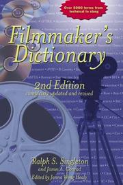 Cover of: Filmmaker's dictionary by Ralph S. Singleton