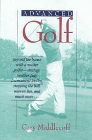 Cover of: Advanced golf