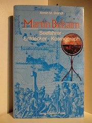 Cover of: Martin Behaim (1459-1507) by Armin M. Brandt
