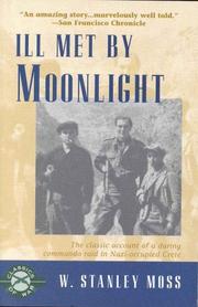Cover of: Ill met by moonlight by W. Stanley Moss
