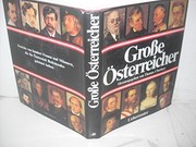 Cover of: Grosse Österreicher