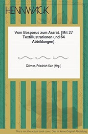 Cover of: Vom Bosporus zum Ararat (Kulturgeschichte der antiken Welt) (German Edition)