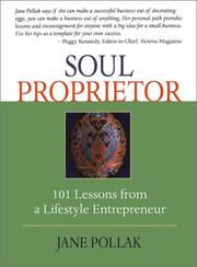 Cover of: Soul Proprietor by Jane Pollak