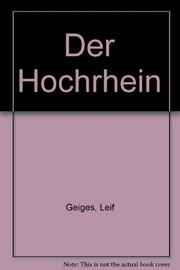 Cover of: Der Hochrhein
