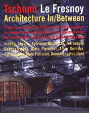 Cover of: Tschumi by Bernard Tschumi