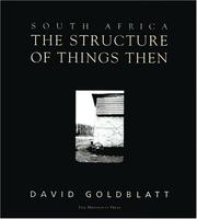 Cover of: South Africa: the structure of things then