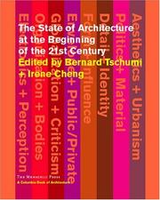 Cover of: The State of Architecture at the Beginning of the 21st Century (Columbia Books of Architecture) by BERNARD TSCHUMI