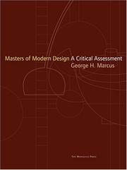 Cover of: Masters of modern design: a critical assessment