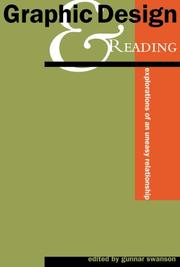 Cover of: Graphic design & reading: explorations of an uneasy relationship