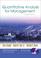 Cover of: Quantitative Analysis for Management and Student CD-ROM, Eighth Edition