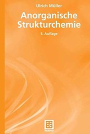 Anorganische Strukturchemie (Teubner Studienbücher Chemie) (German Edition) by Ulrich Mueller