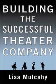 Cover of: Building the successful theater company