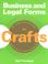 Cover of: Business and legal forms for crafts