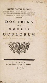 Cover of: Doctrina de morbis oculorum
