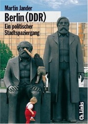 Cover of: Berlin (DDR). Ein politischer Stadtspaziergang.