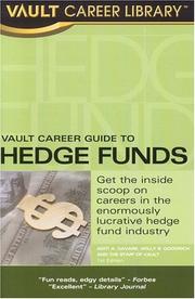 Cover of: Vault career guide to hedge funds