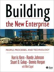 Cover of: Building the new enterprise: people, processes, and technology
