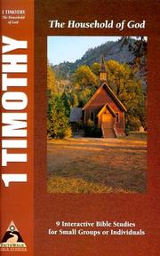 Cover of: 1 Timothy: The Household of God (Faith Walk Bible Studies)