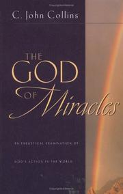 Cover of: The God of Miracles by C. John Collins