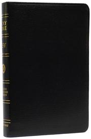 Cover of ESV Classic Reference Bible, Premium Bonded Leather, Black, Red Letter Text by 