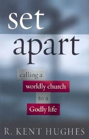 Cover of: Set Apart by R. Kent Hughes