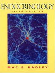 Cover of: Endocrinology (5th Edition) by Mac E. Hadley