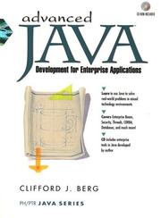 Cover of: Advanced Java: development for the enterprise applications