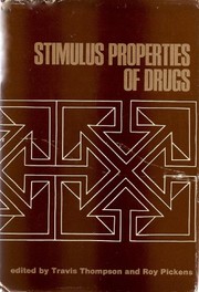 Cover of: Stimulus properties of drugs. | Travis Thompson