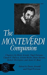 Cover of: The Monteverdi companion | Denis Arnold