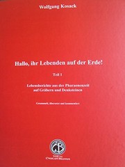 Cover of: Hallo, ihr Lebenden auf der Erde! by Wolfgang Kosack