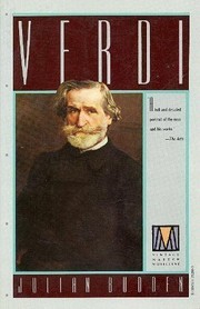 Cover of: Verdi | Julian Budden
