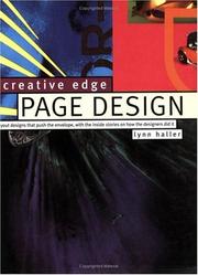 Cover of: Creative Edge Page Design (Creative Edge) by Lynn Haller