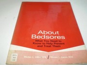 Cover of: About bedsores | Marian E. Miller