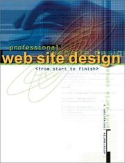 Cover of: Professional Web Site Design from Start to Finish