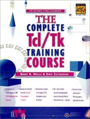 Cover of: Complete Tcl/Tk Training Course, The