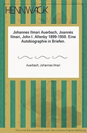 Johannes Ilmari Auerbach, Joannès Ilmari, John I. Allenby by Johannes Ilmari Auerbach
