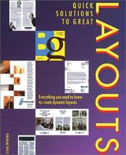 Cover of: Quick Solutions to Great Layouts by Graham Davis