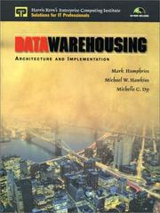Cover of: Data Warehousing: Architecture and Implementation