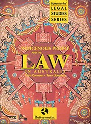 Cover of: Indigenous people and the law in Australia | Chris Cunneen