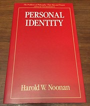 Cover of: Personal identity | Harold W. Noonan