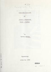 Cover of: Genealogy of Morris-Trueblood-Moore-Parker | Harvey Morris